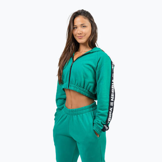 NEBBIA Crop Hoodie Iconic trui