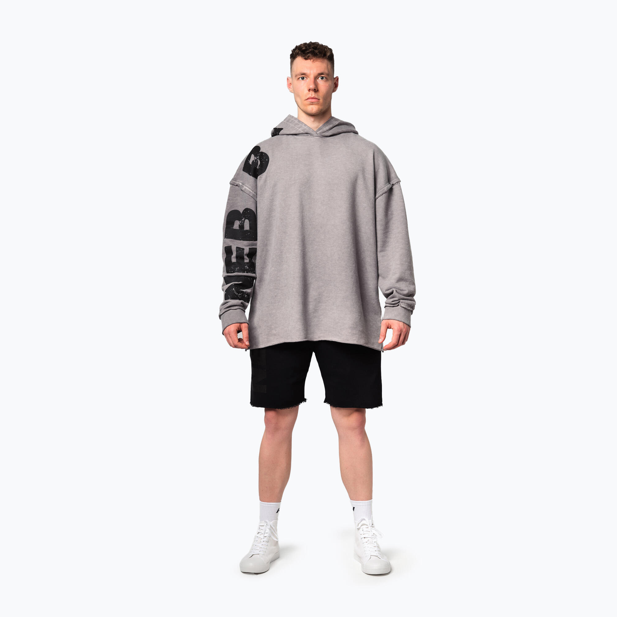 Moletom NEBBIA Washed-Off Hoodie NO BS 2/5