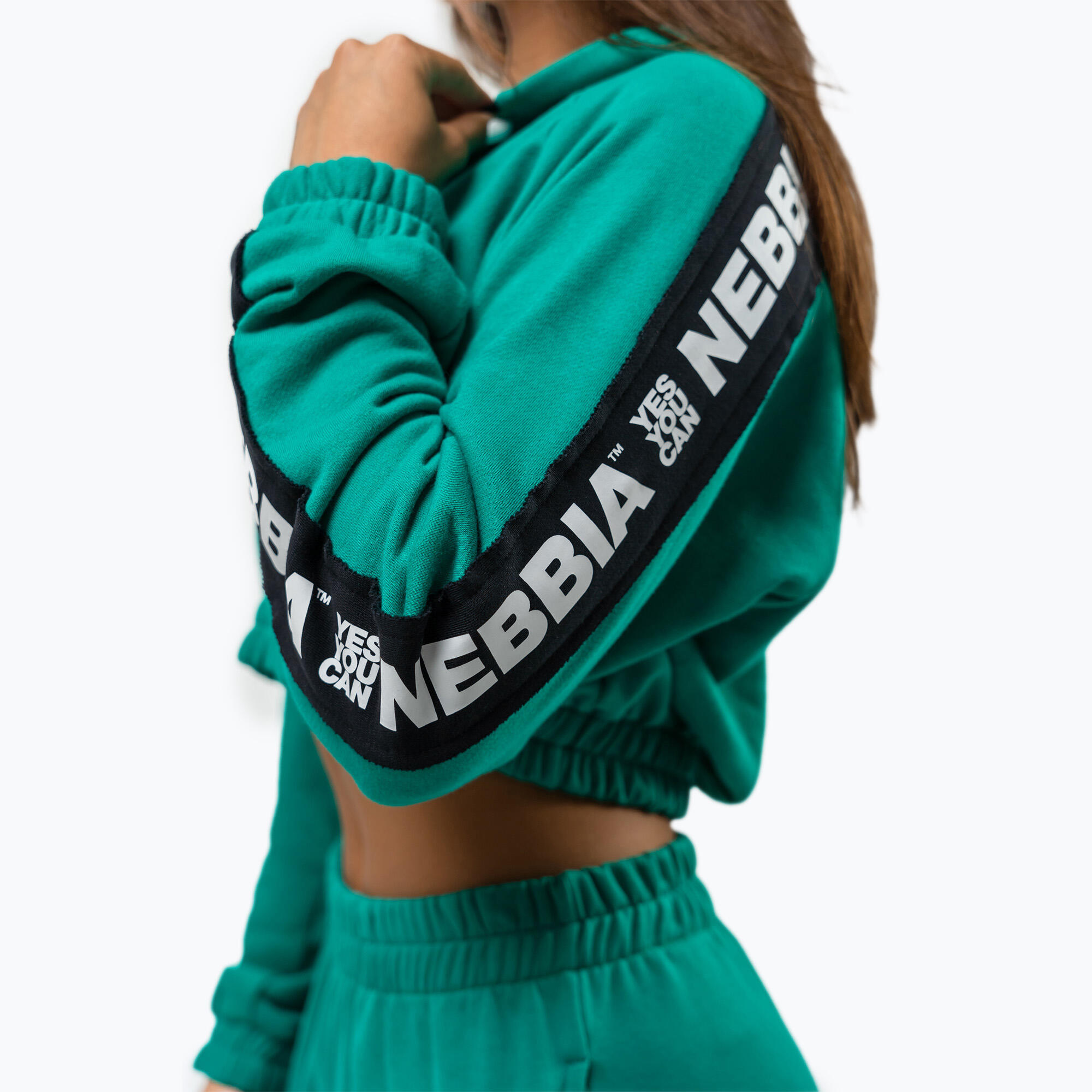 Blusa NEBBIA Crop Hoodie Iconic 5/5