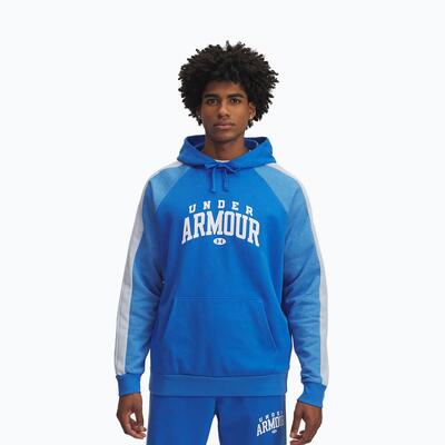 Under armour rival fleece colorblock hoodie voor heren