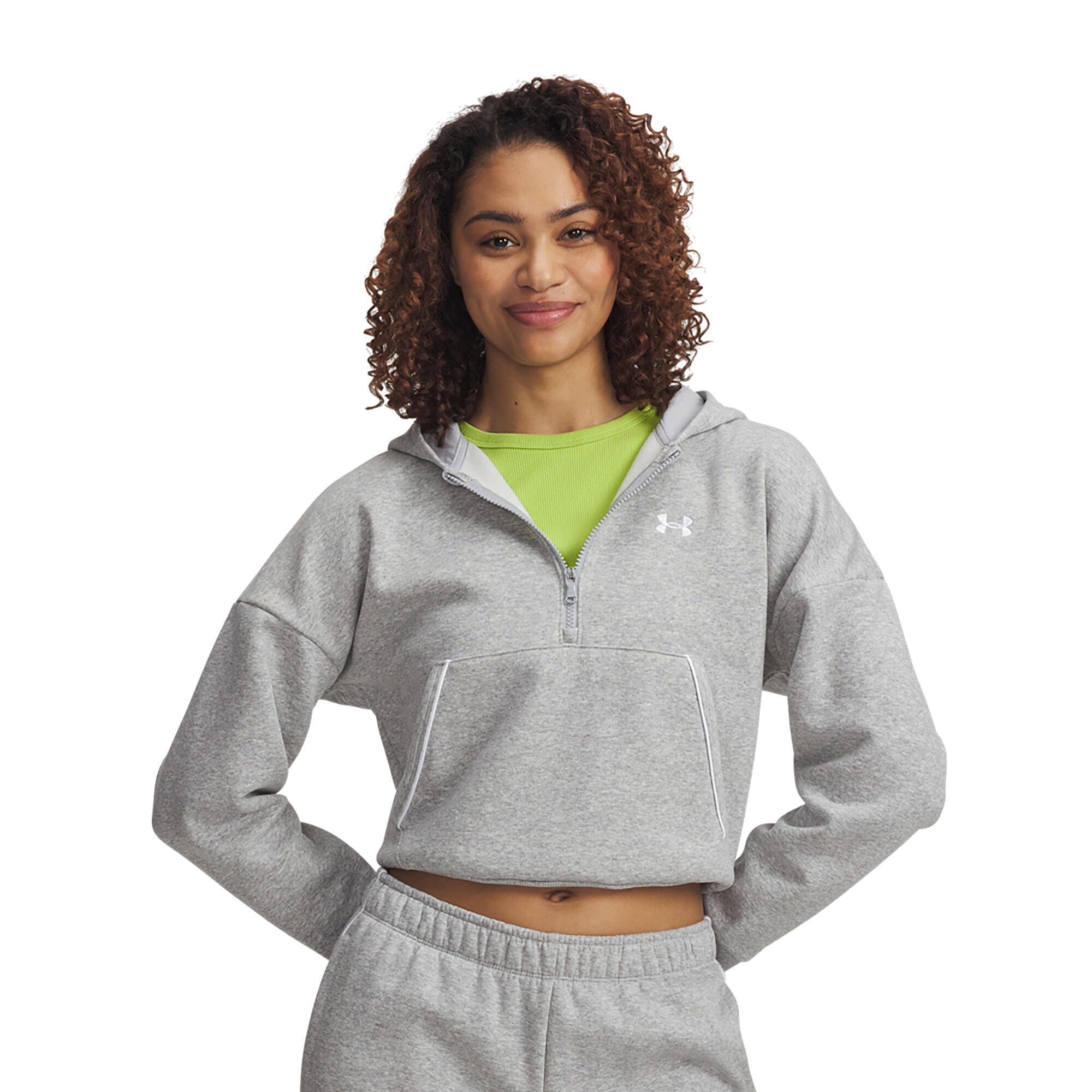 Felpa Sportiva da Donna Under Armour Tech 1/2 Zip-Solid con Mezza Zip 3/3