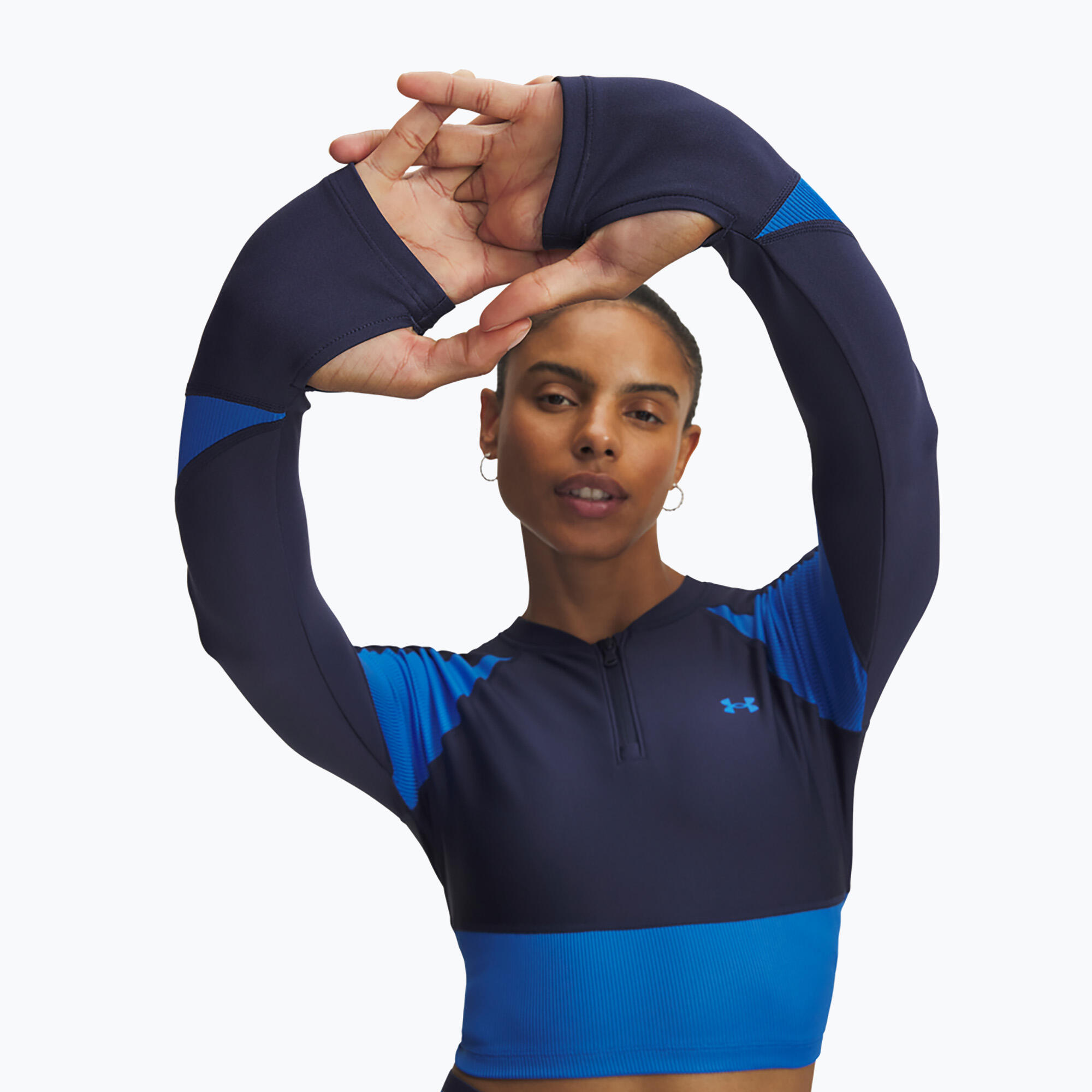 Sous-pull Under Armour HeatGear côtelé 1/4 zip 3/4