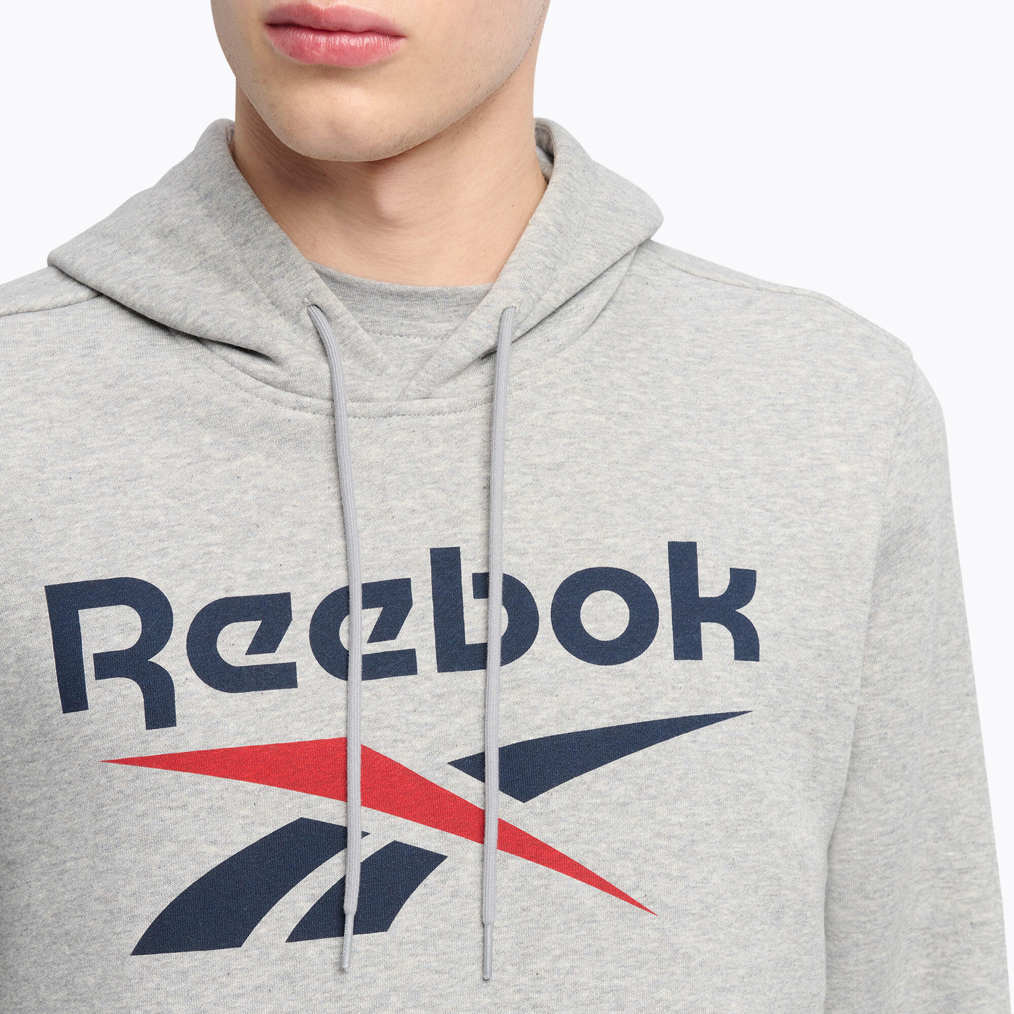 Bluza męska Reebok Identity Big Logo Fleece Hoodie 3/4