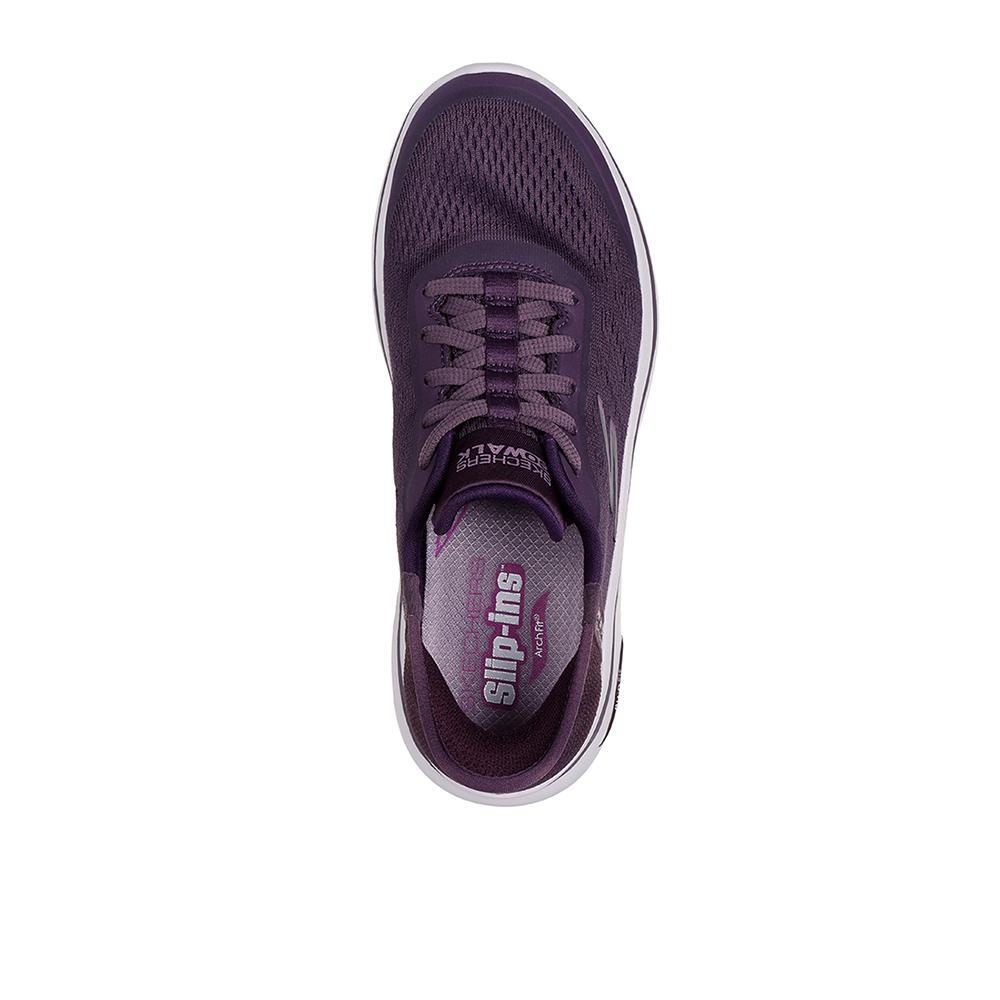 Zapatillas Skechers Mujer Go Walk Arch Fit 2.0 Moradas 3/7