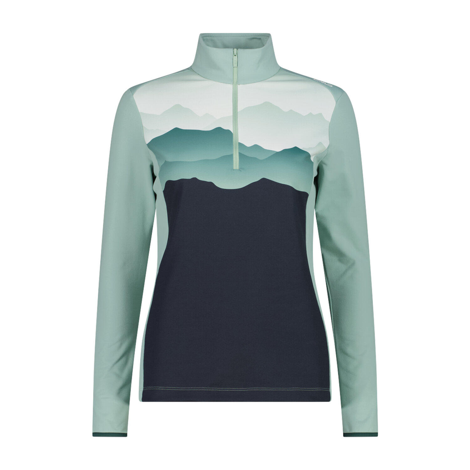 Cmp - Cmp Woman Sweat- Jade - Pull - Bleu - Decathlon