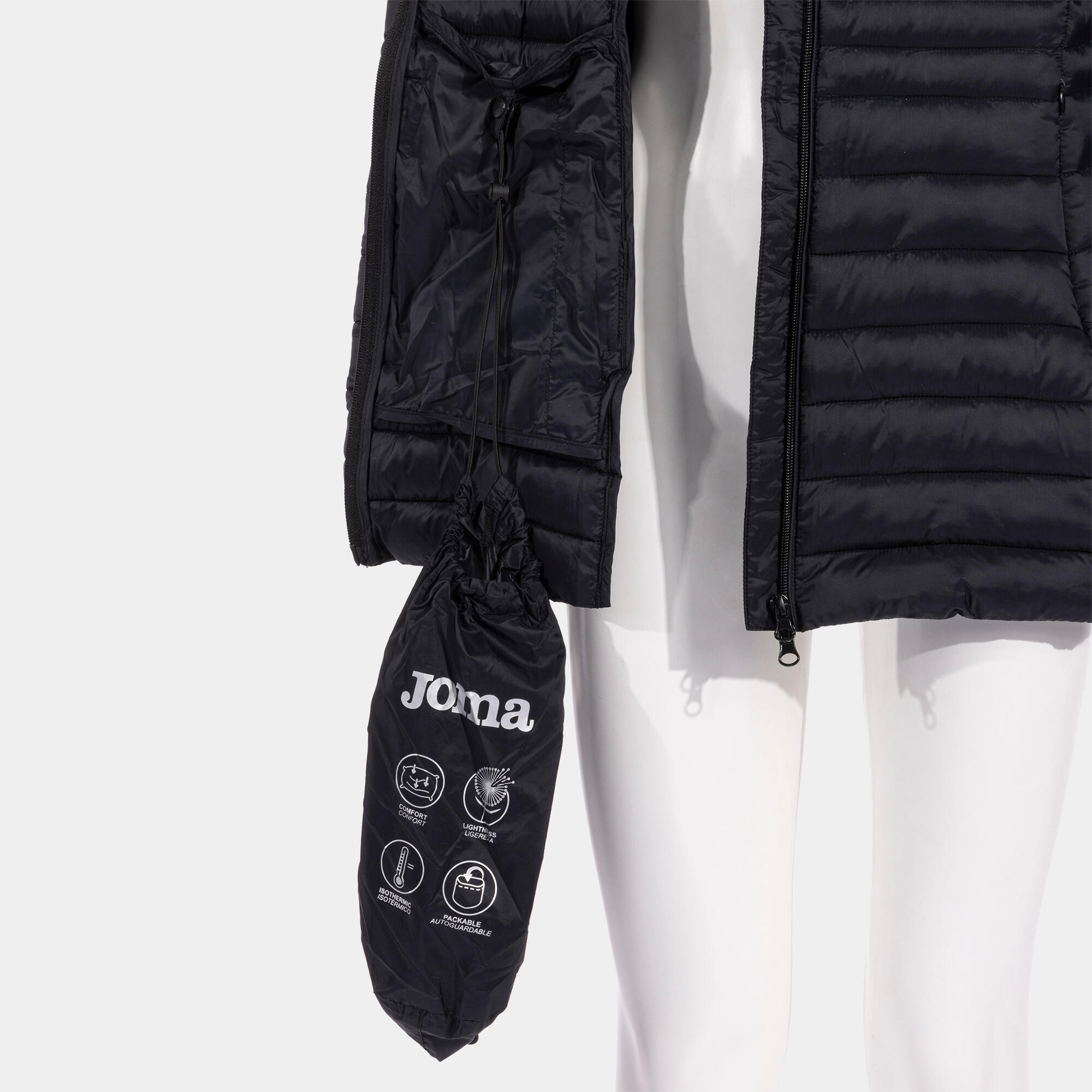 Casaco Leve Outdoor Mulher Joma Urban V Preto 5/6
