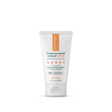 Protector Solar Mineral SPF50 con Color Green Cornerss 50 ml