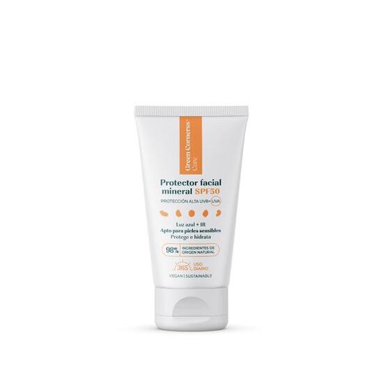 Protector Solar Mineral SPF50 con Color Green Cornerss 50 ml