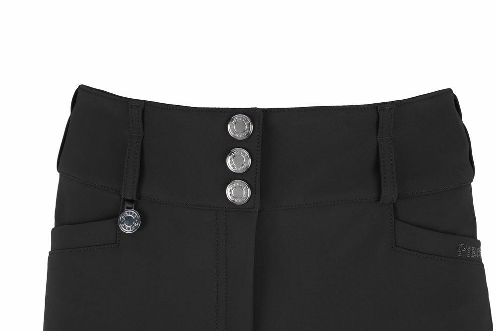 Pikeur Candela Curvy Lederen Grip  Hoge Taille 3968 Zwart - 3/7