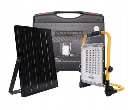 Naświetlacz solarny w walizce 50W