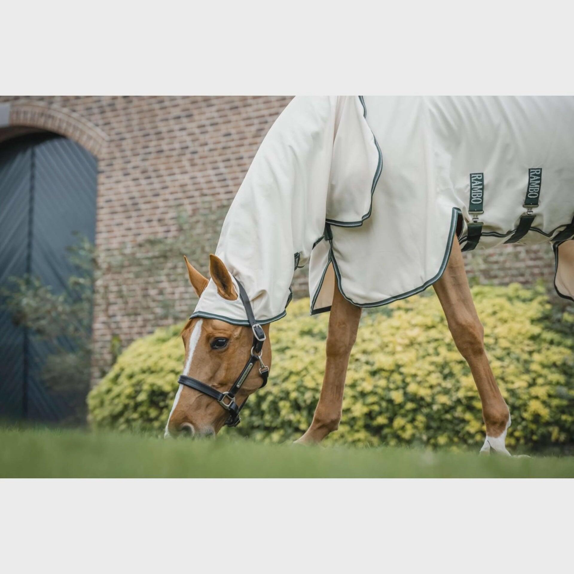 Horseware Rambo Hoody Chalk Eczeemdeken  - 3/4
