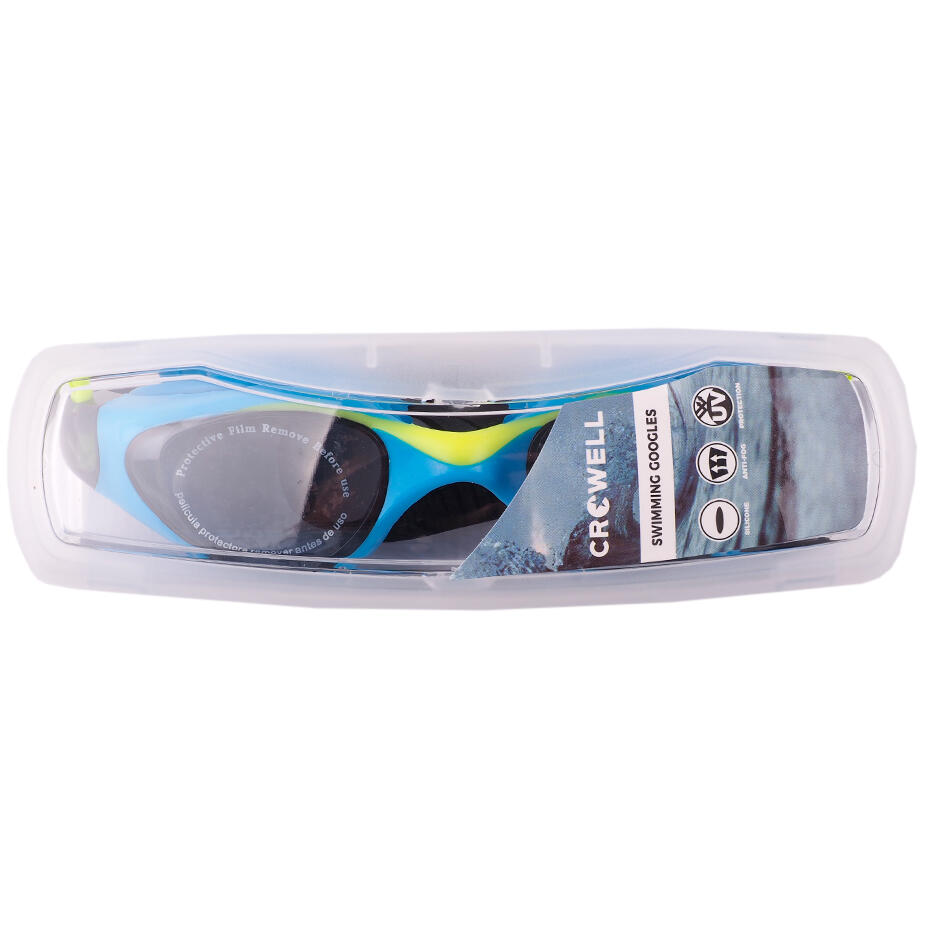Óculos de natação Crowell Splash crianças azul-preto 2/2