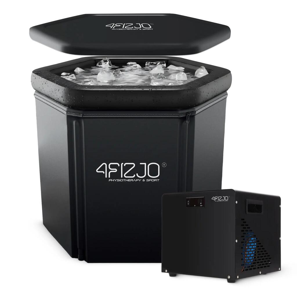 Вана за ледени бани PRO 4FIZJO Oxford 75x75 см 320 л охладител CHILLER 780 W LED
