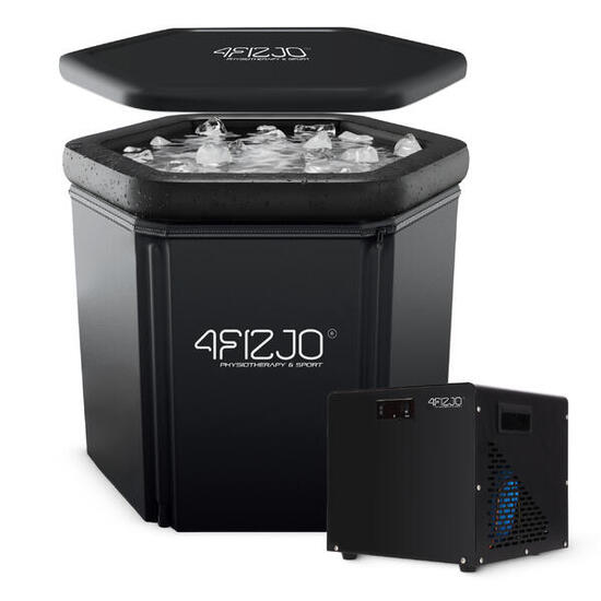 Aufblasbare PRO-Eistauch und Regenerationswanne mit CHILLER Set 4FIZJO