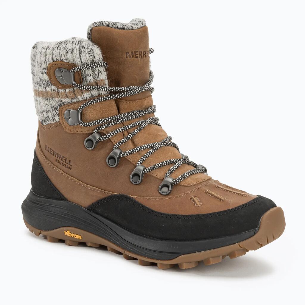 Merrell Siren 4 Thermo Mid Zip Leather Women's Tobacco Hiking Boots