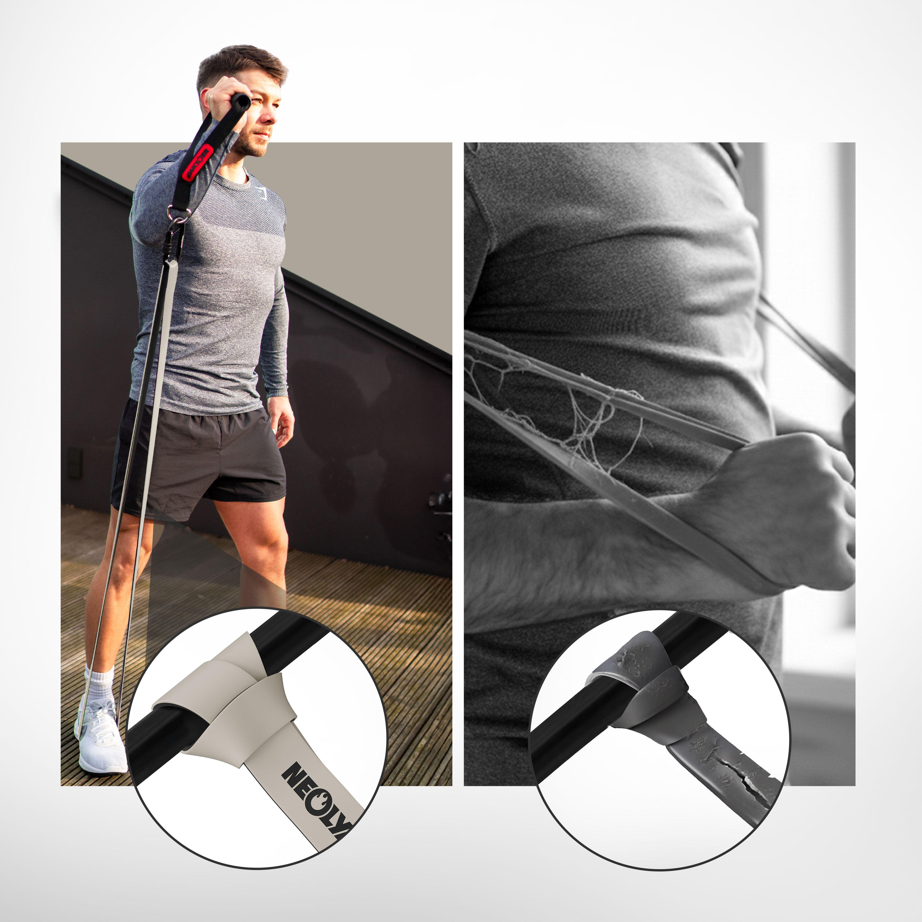 Lot De 6 Bandes De Résistance élastiques – Fitness, Musculation, Gym – NEUF