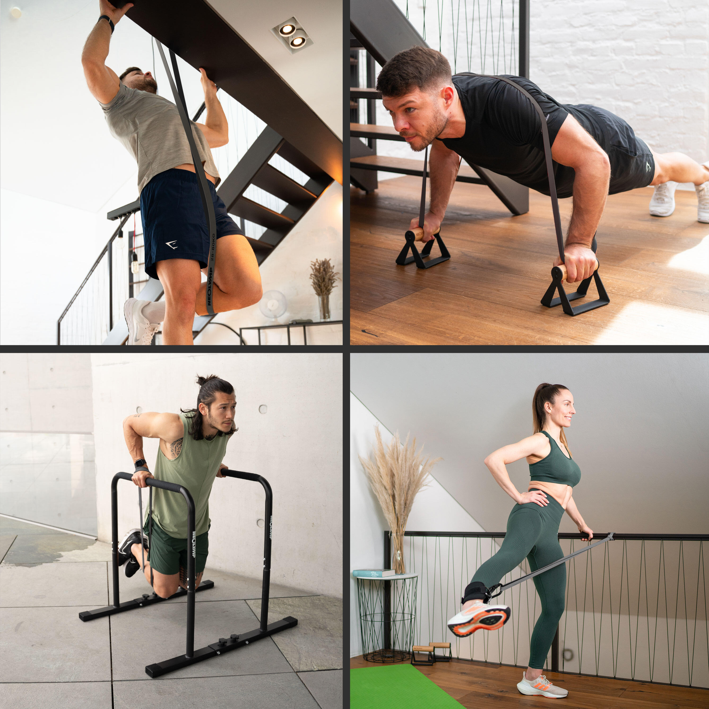 Bandes Résistance - Élastiques Musculation Niveau 3 pour Fitness et Entraînement 5/6