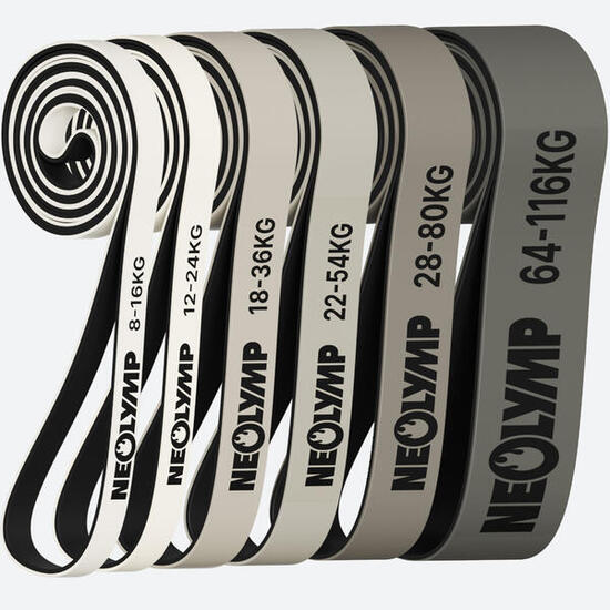 Ensemble de Résistance – 6 Niveaux pour Entraînement, Fitness et Musculation