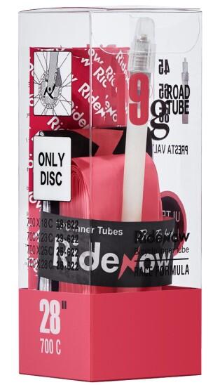 Dętka TPU RideNow Ultra Light 19g  szosa 700/18-28C  wentyl 45mm