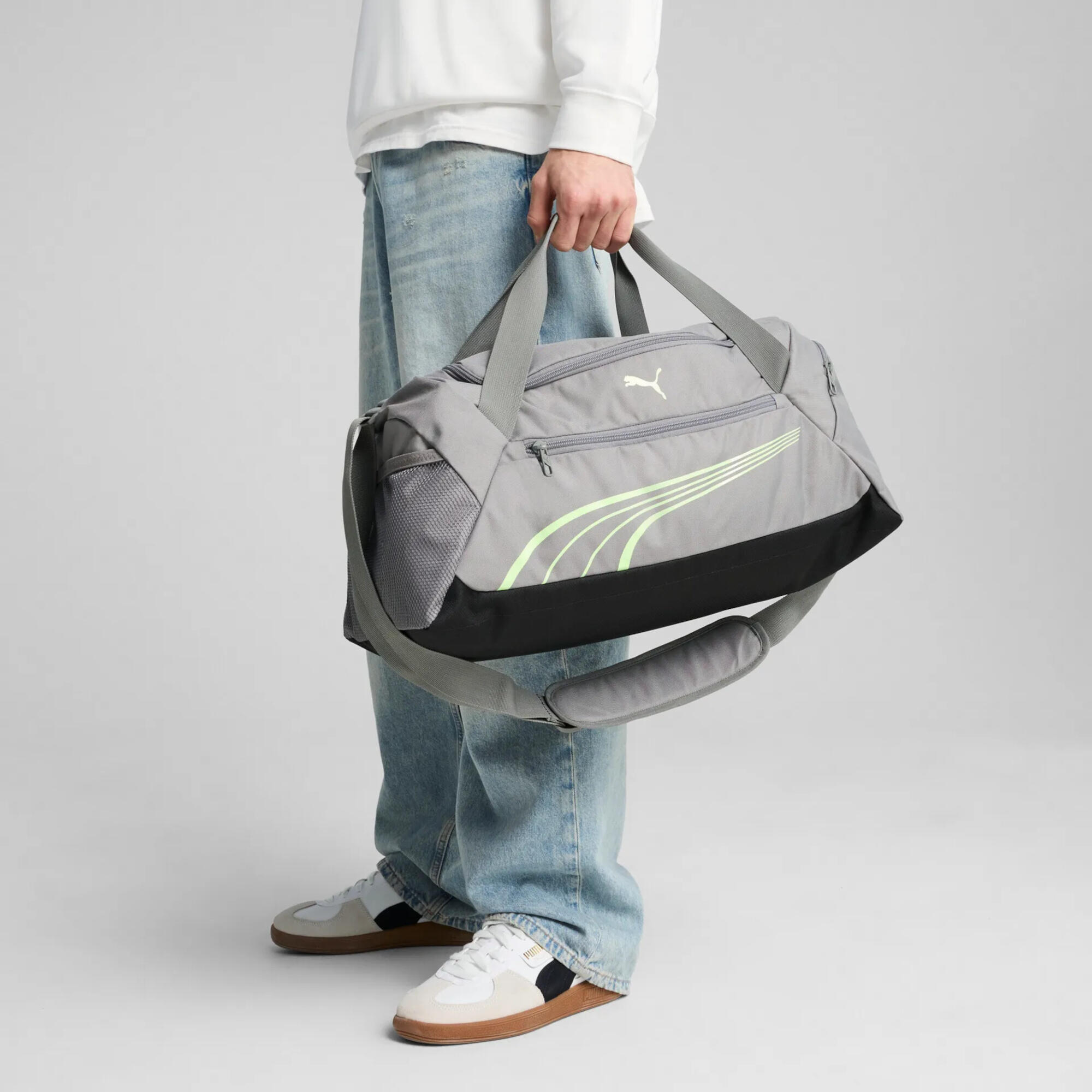 Bolsa de deporte PUMA Fundamental pequeña 34 l PUMA Cast Iron Gray 4/5