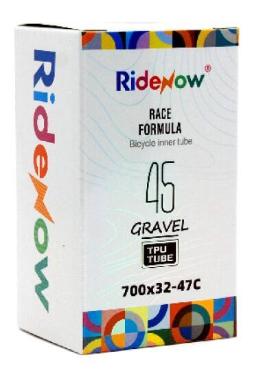 Dętka TPU RideNow Light 45g  gravel 700/32-47C  MTB 29/1.5-2.0  wentyl 85mm ALU