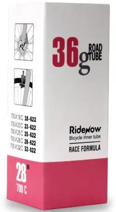 Dętka TPU RideNow Light 36g szosa 700/18-32C wentyl 45mm