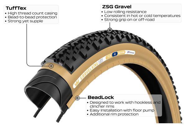 Cubierta de Gravilla Panaracer GravelKing X1 700 mm Tubeless Ready Plegable ZSG 4/5