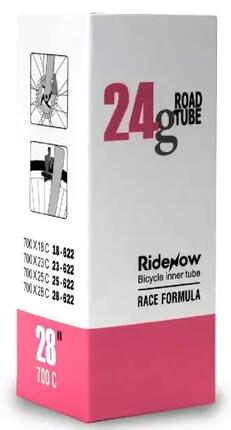 Dętka TPU RideNow Super Light 24g szosa 700/18-28C wentyl 65mm