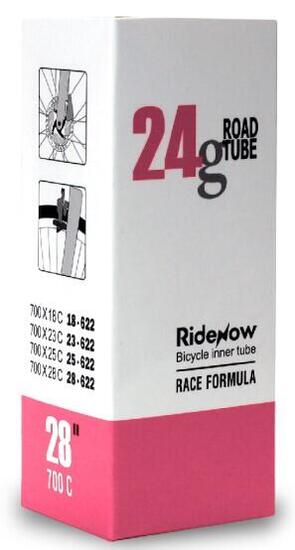 Dętka TPU RideNow Super Light 24g szosa 700/18-28C wentyl 65mm