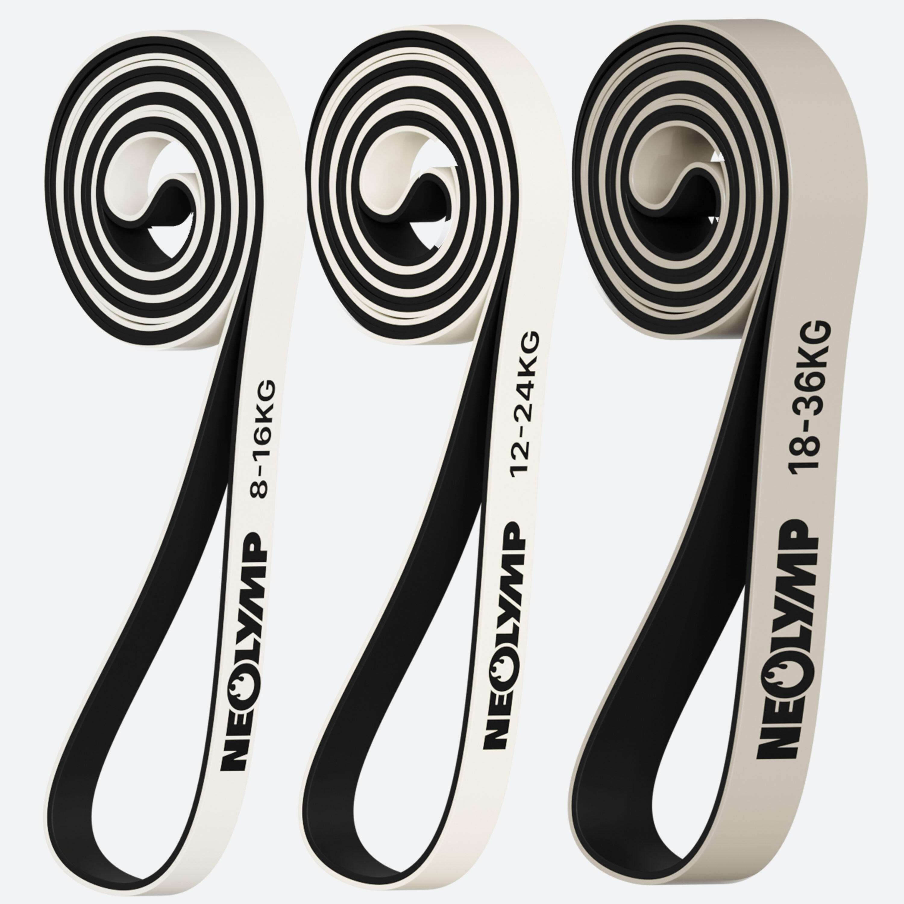 NEOLYMP Resistance Bands Set – 3 Levels for Full-Body Workout, Strength & Flexibility