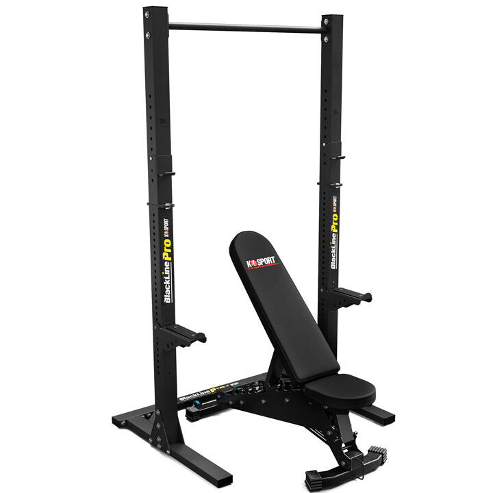 Zestaw ŁAWKA + Stojaki i drążek do podciągania RACK K-sport KSG013 2/7