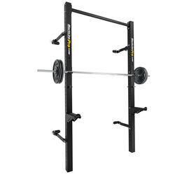 Wall Rack pliable avec banc de musculation pliable
