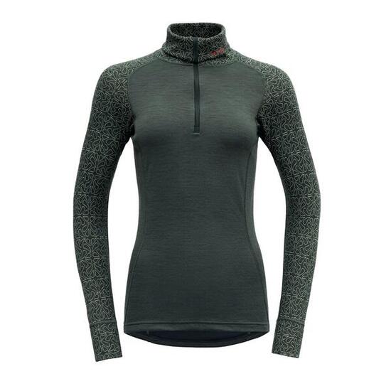 Funktionsshirt Duo Active Merino 205 Zip Neck Wmn woods