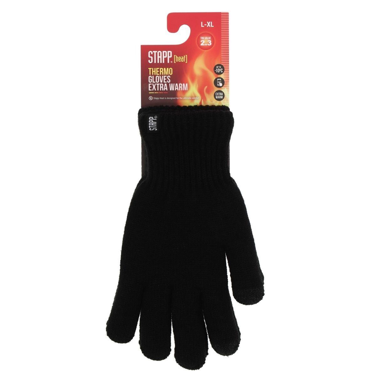 Gants thermiques STAPP Heat unisexes noirs 2/2