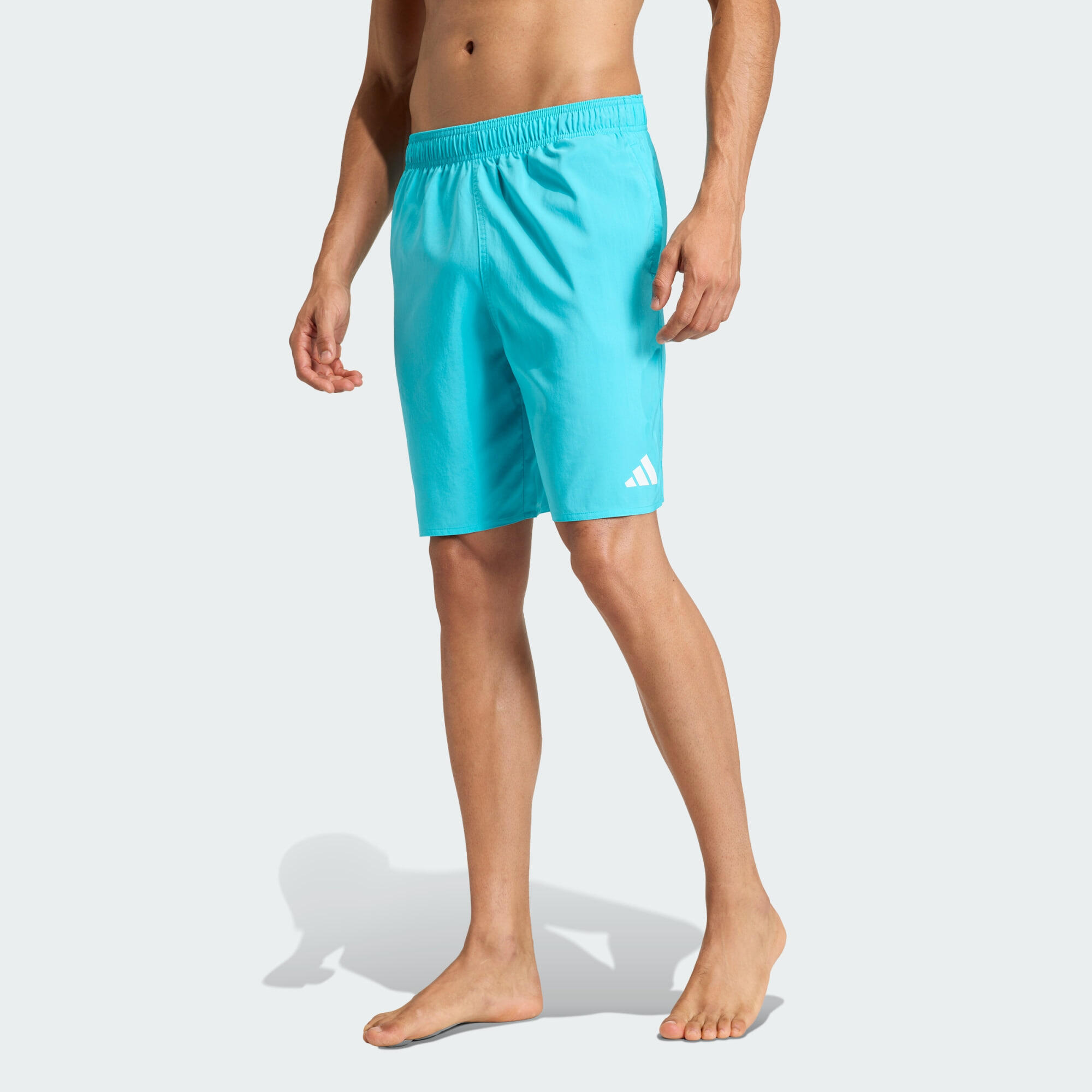 Adidas - Short De Bain 8 pouces - Bas De Maillot De Bain - Blanc|bleu - Decathlon