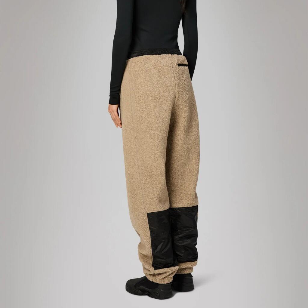 Pantaloni Rains Modello Yermo Fleece Pants Regular Colore Beige 3/5