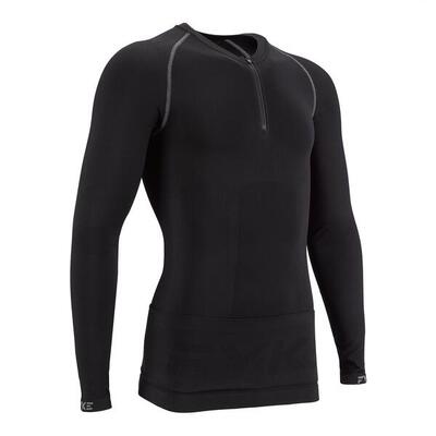 Maglia maniche lunghe senza cuciture con cintura integrata – Trail Running