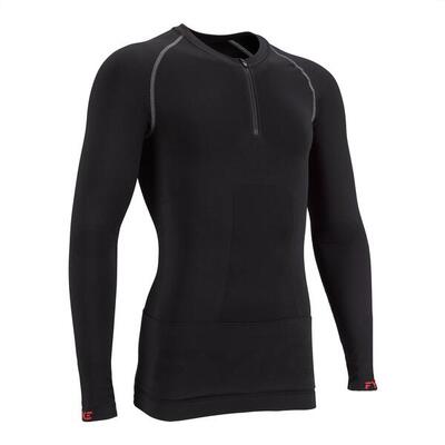 Maglia maniche lunghe senza cuciture con cintura integrata – Trail Running