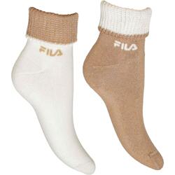 Fila Chaussettes 2-pack, Taille 35-38 — Au-dessus de la cheville, Marron