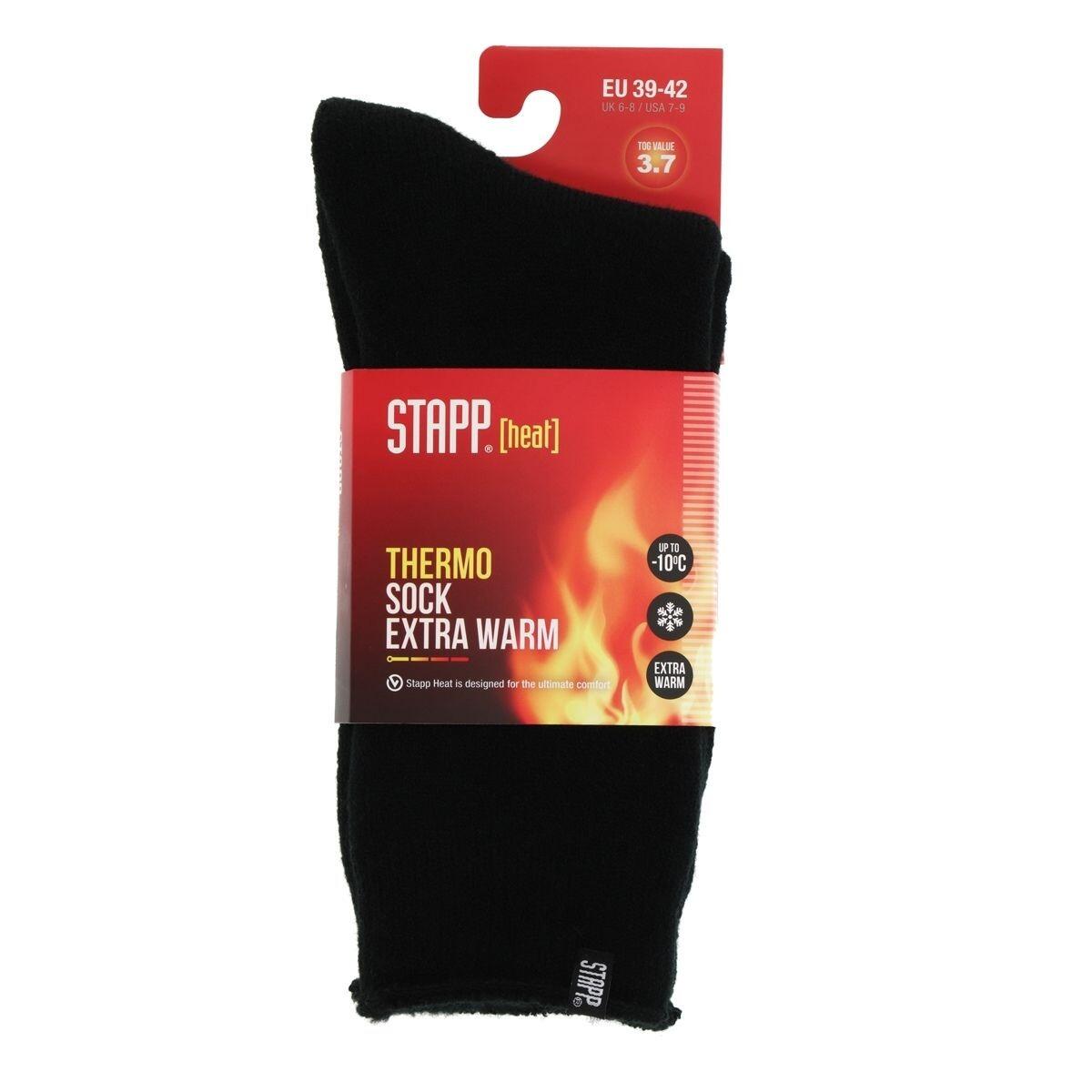 Chaussettes thermiques STAPP Heat unisexes noires 2/2