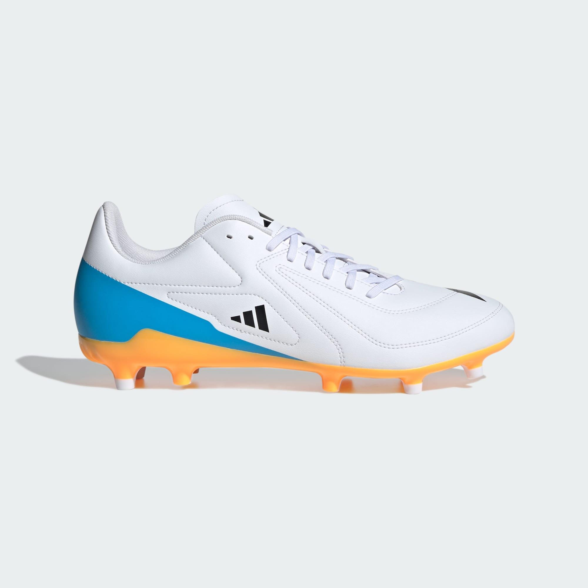 Adidas - Chaussure De Rugby Rs15 Terrain Souple - Chaussures De Football - Blanc|bleu|orange - Decathlon