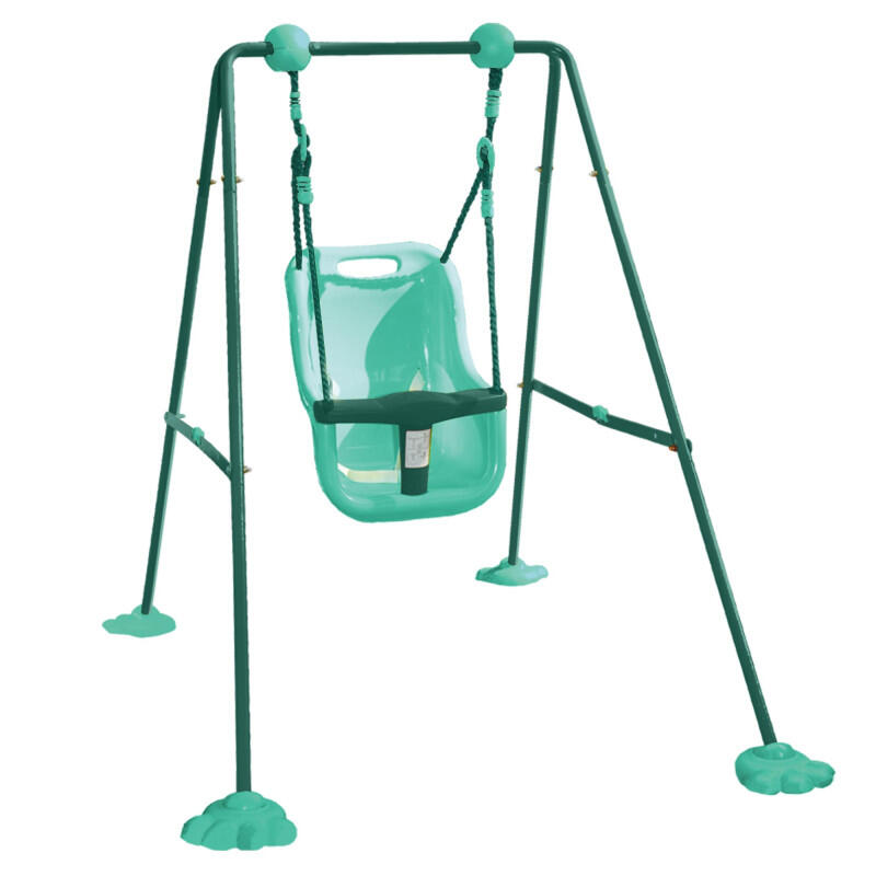 Balançoire bébé en métal 1 agrès 1/5