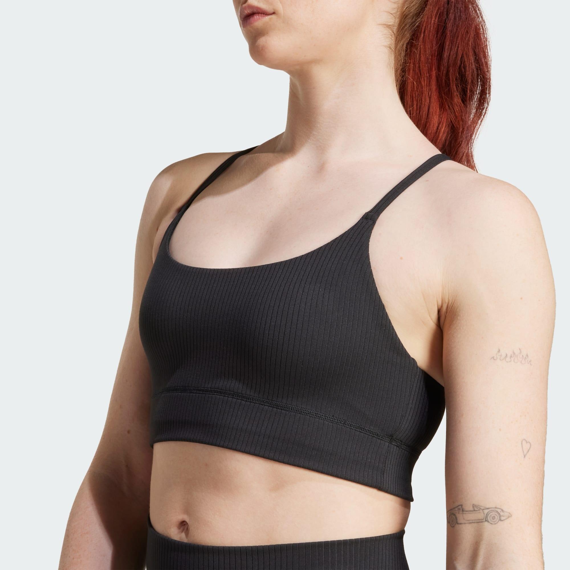 adidas All Me Light Support Rib Bra Longline Sport-BH 5/7