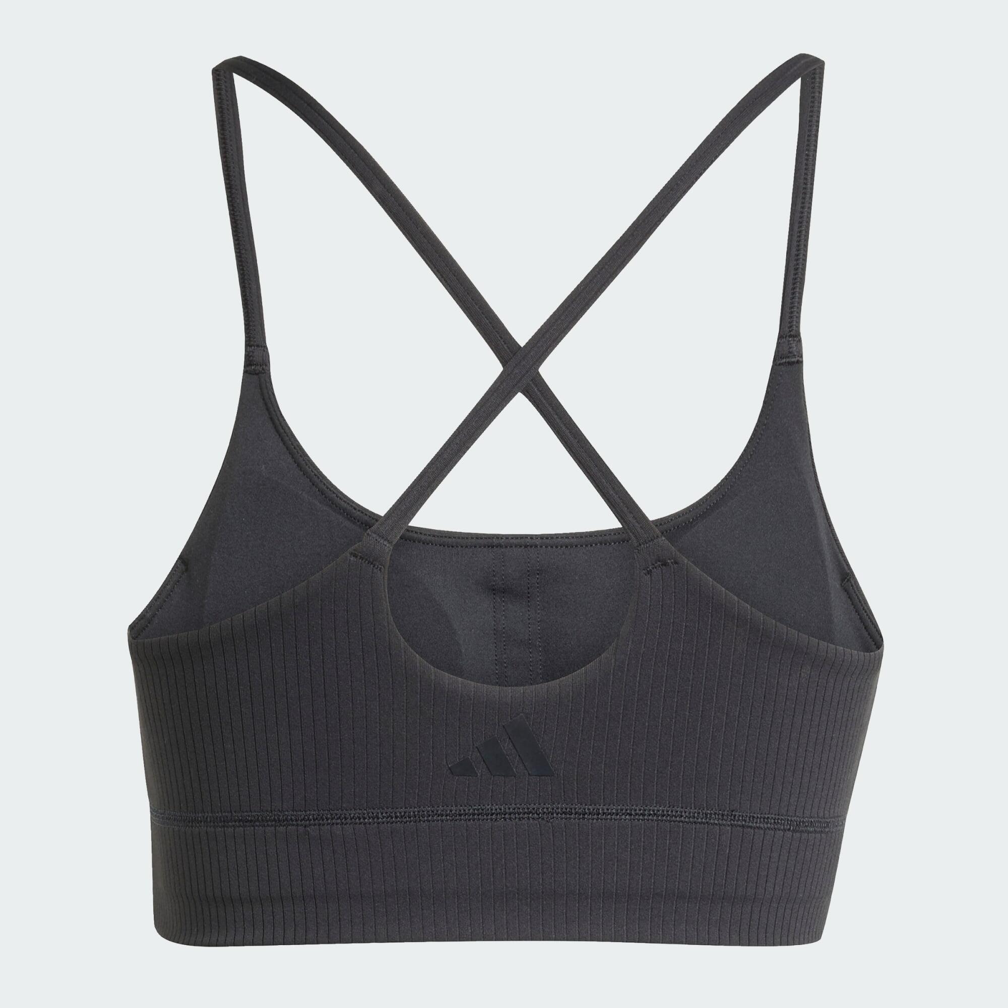 adidas All Me Light Support Rib Bra Longline Sport-BH 6/7