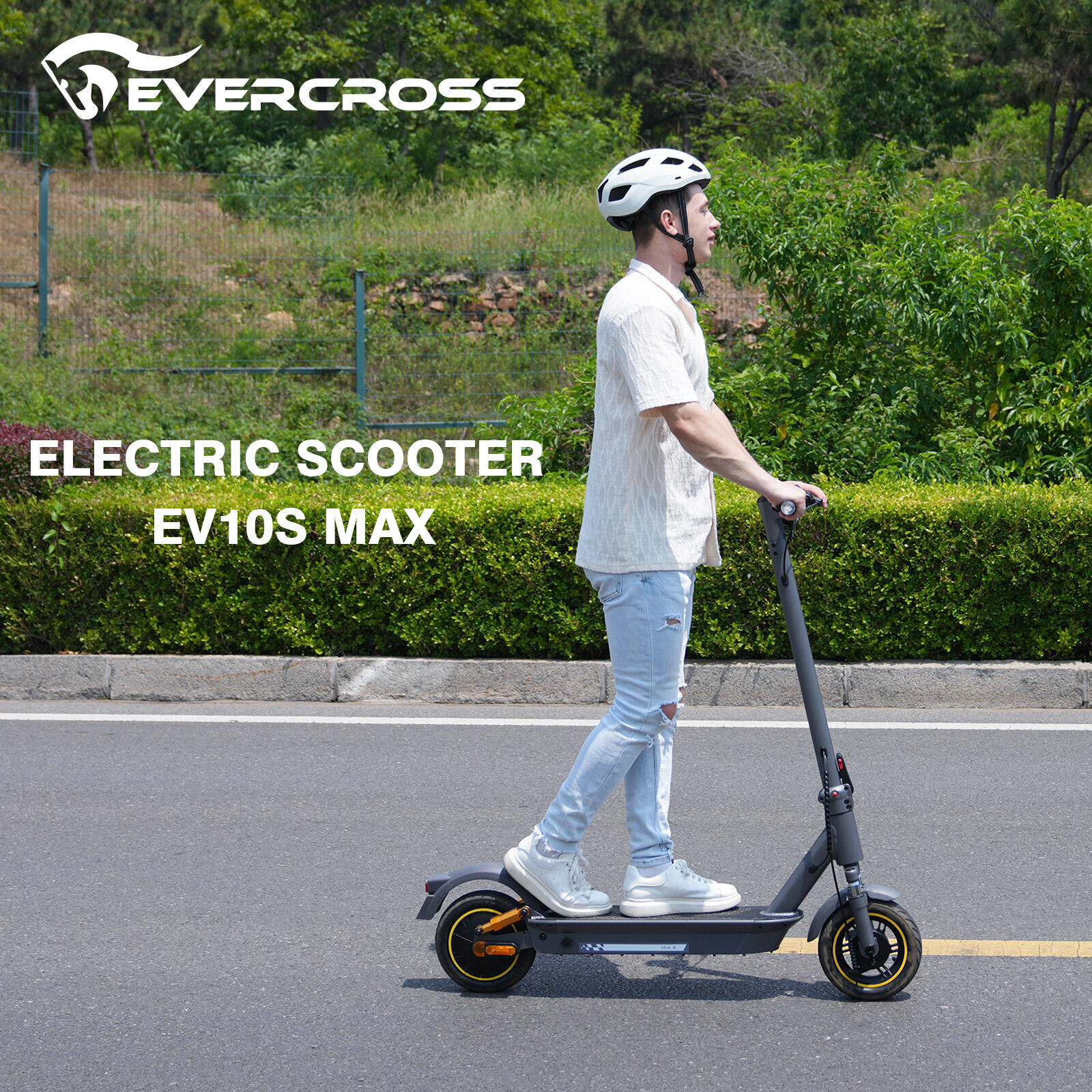 Trottinette électrique 10"-Moteur 500W-Double Suspension-EV10S Max-48V18Ah 7/7
