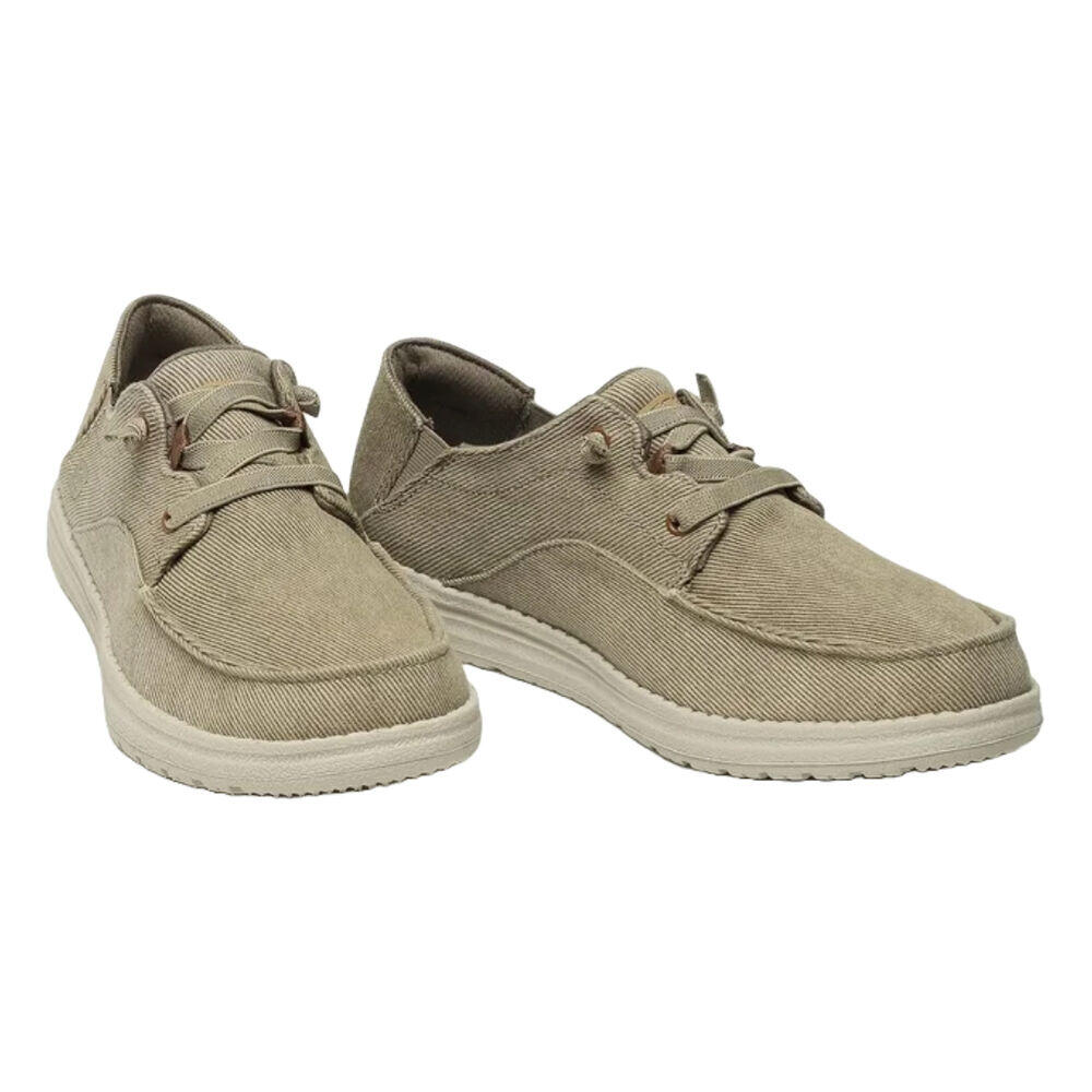 Zapatos Casual Homem Skechers Melson-volgo Castanho 3/5