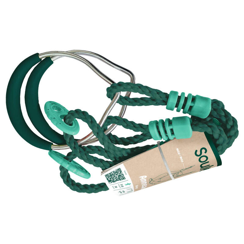 Anneaux de gymnastique agrès balançoire pour portique bois 1,95 à 2,50 m 4/5