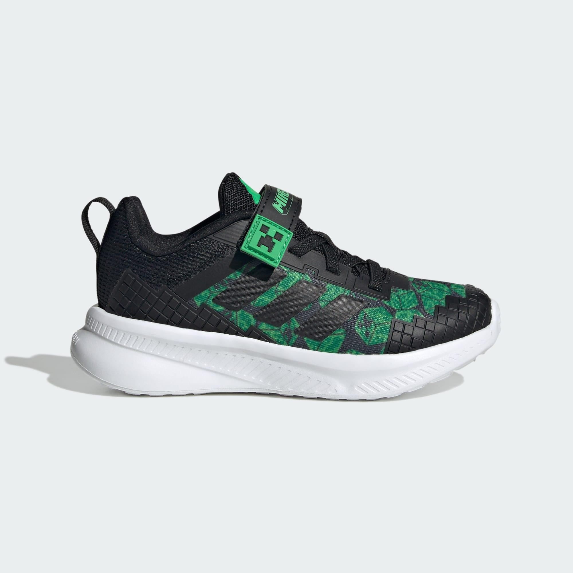 Adidas - Chaussure Adidas Minecraft Fortarun 4.0 Enfants - Chaussures De Sport - Blanc|noir - Decathlon