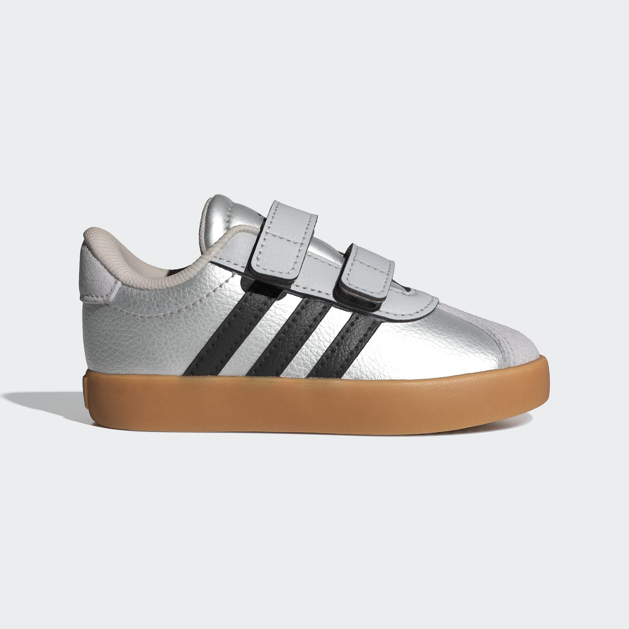 Adidas - Chaussure De Skateboard Vl Court 3.0 Enfants - Chaussures De Sport - Gris|noir - Decathlon