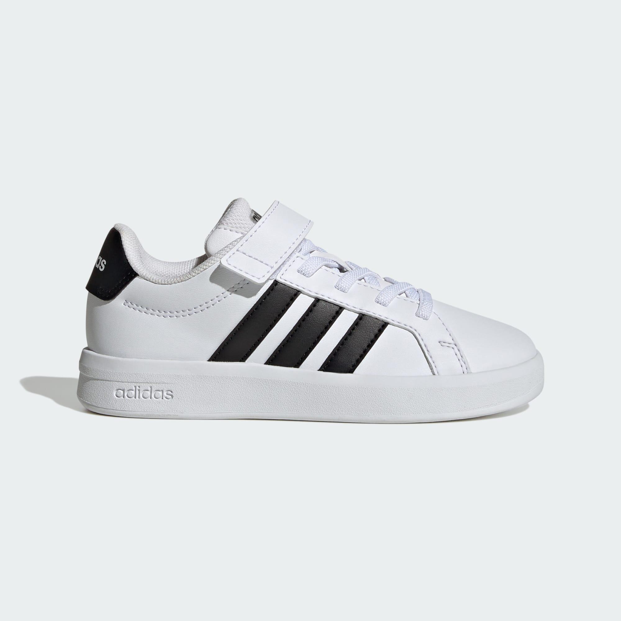 Adidas - Chaussure Grand Court 3.0 Enfants - Chaussures De Sport - Blanc|noir - Decathlon